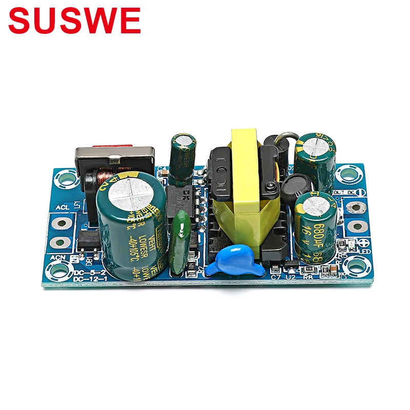 AC-DC 110V/220V To 5V 12V Factory Sales 1-17A  12v Power Board Switching Power Supply Module Bare Circuit for Replace/Repair