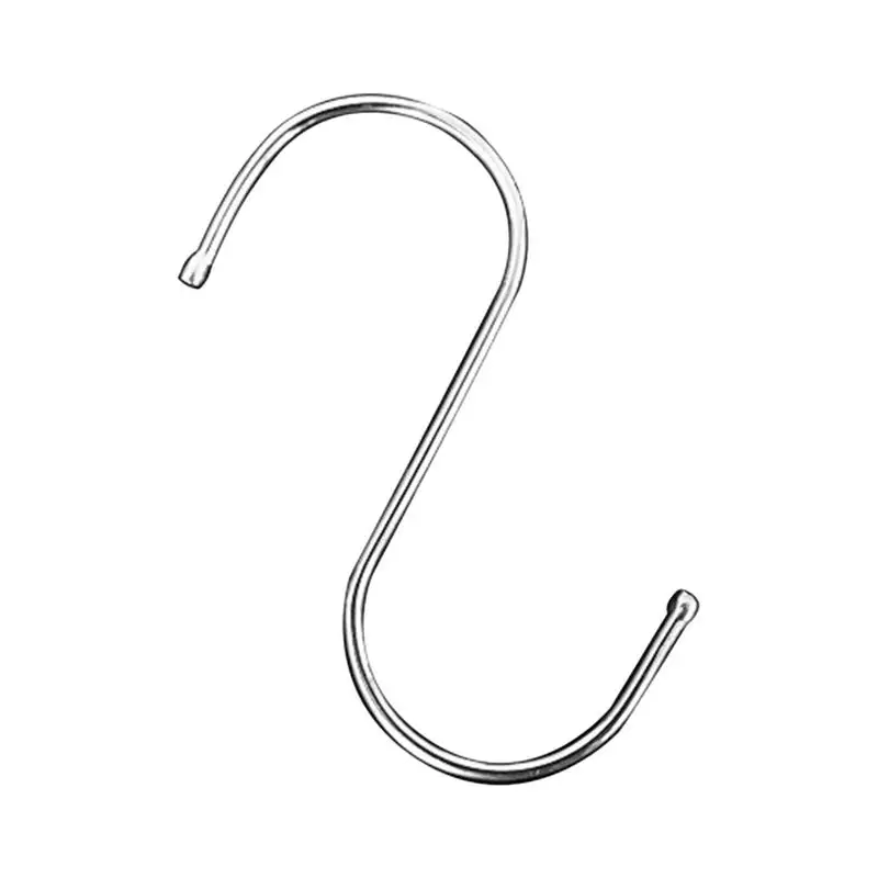 

Stainless Steel S-Shape Hook Multi-function Kitchen Bedroom Railing S Hanger Hook Clasp Holder Hooks Hanging Clothes Rack