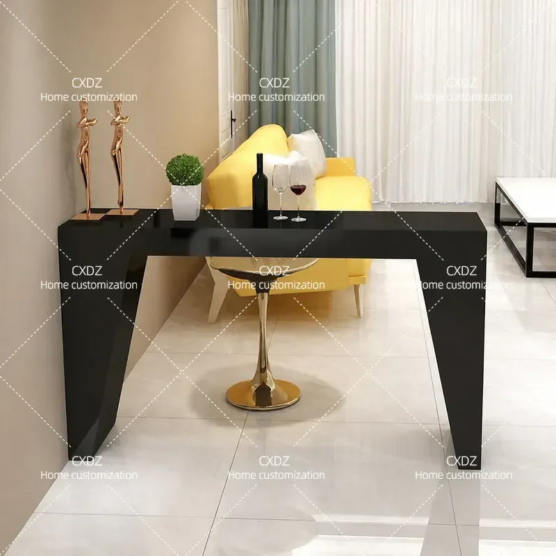 Minimalist Paint Bar Table Modern Simple Entry Desk Partition Display Decorative Sofa Cabinet for Living Room Home Furniture