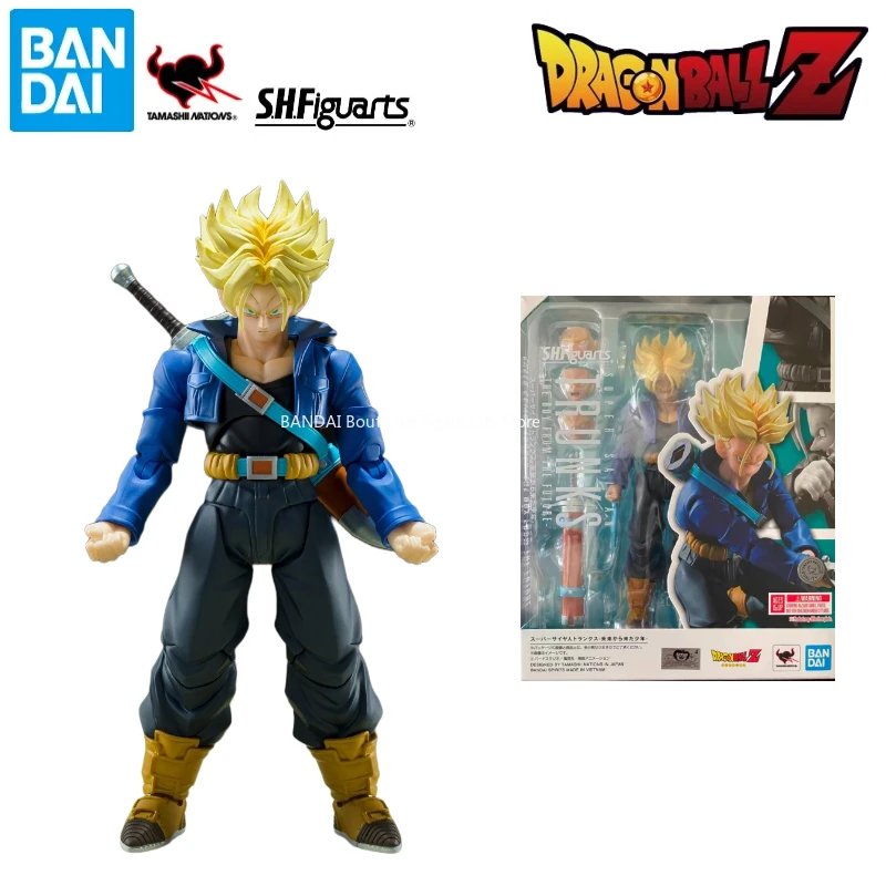 

In Stock New Bandai SHF Dragon Ball Series Super Saiyan Trunks Action Figure Figure Model Gift Collectible Toy