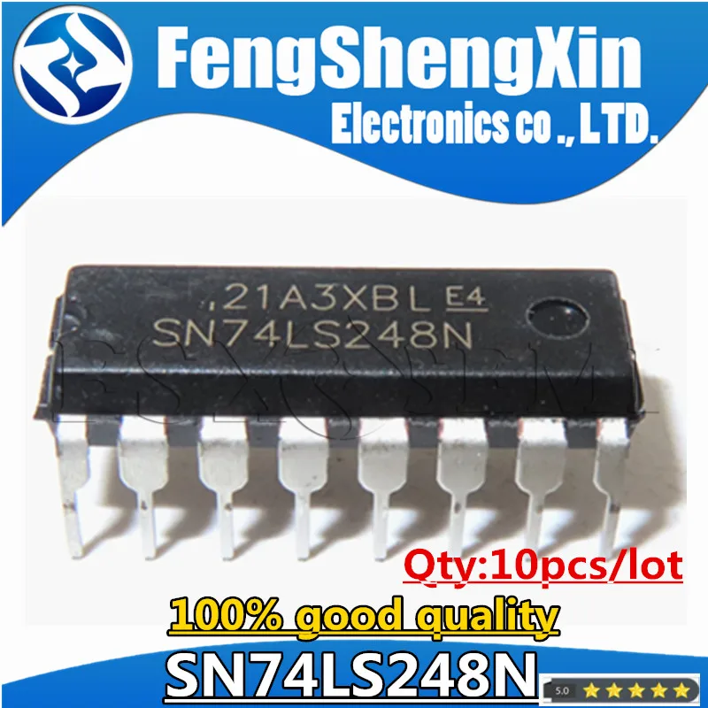 10pcs 74LS248 SN74LS248N DIP-16 HD74LS248P Chips