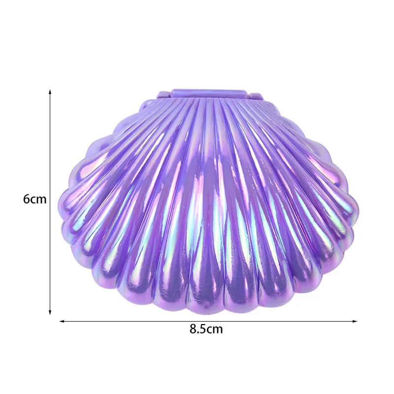 5/10Pcs Shell Shaped Candy Boxes Shining Colorful Seashell DIY Mermaid Birthday Party Baby Shower Decoration Wedding Gift Box