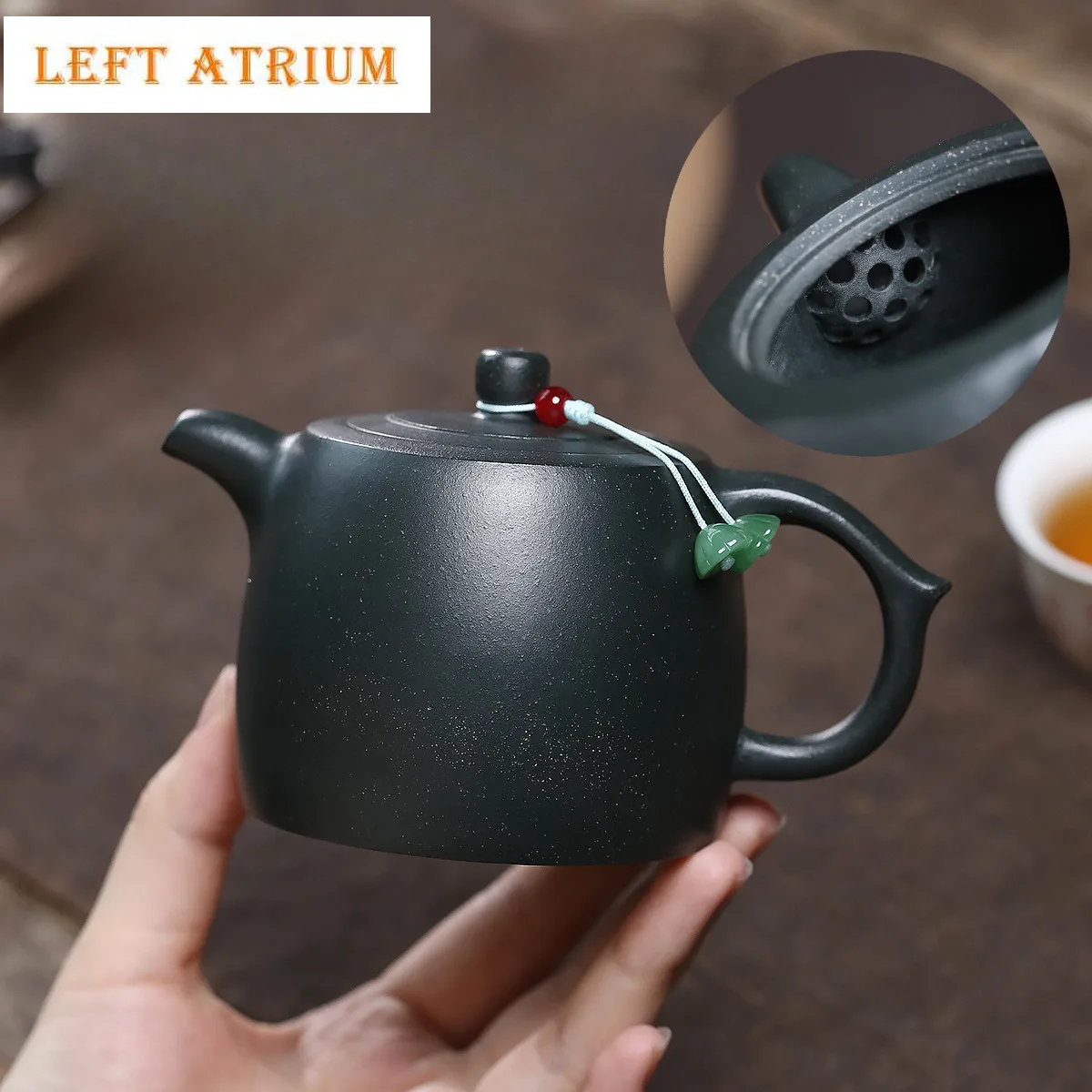

230ml Yixing Purple Clay Teapots Artists Handmade Well Fence Pot Raw Ore Clivia Mud Kettle With Infuser Zisha Tea Set For Tea