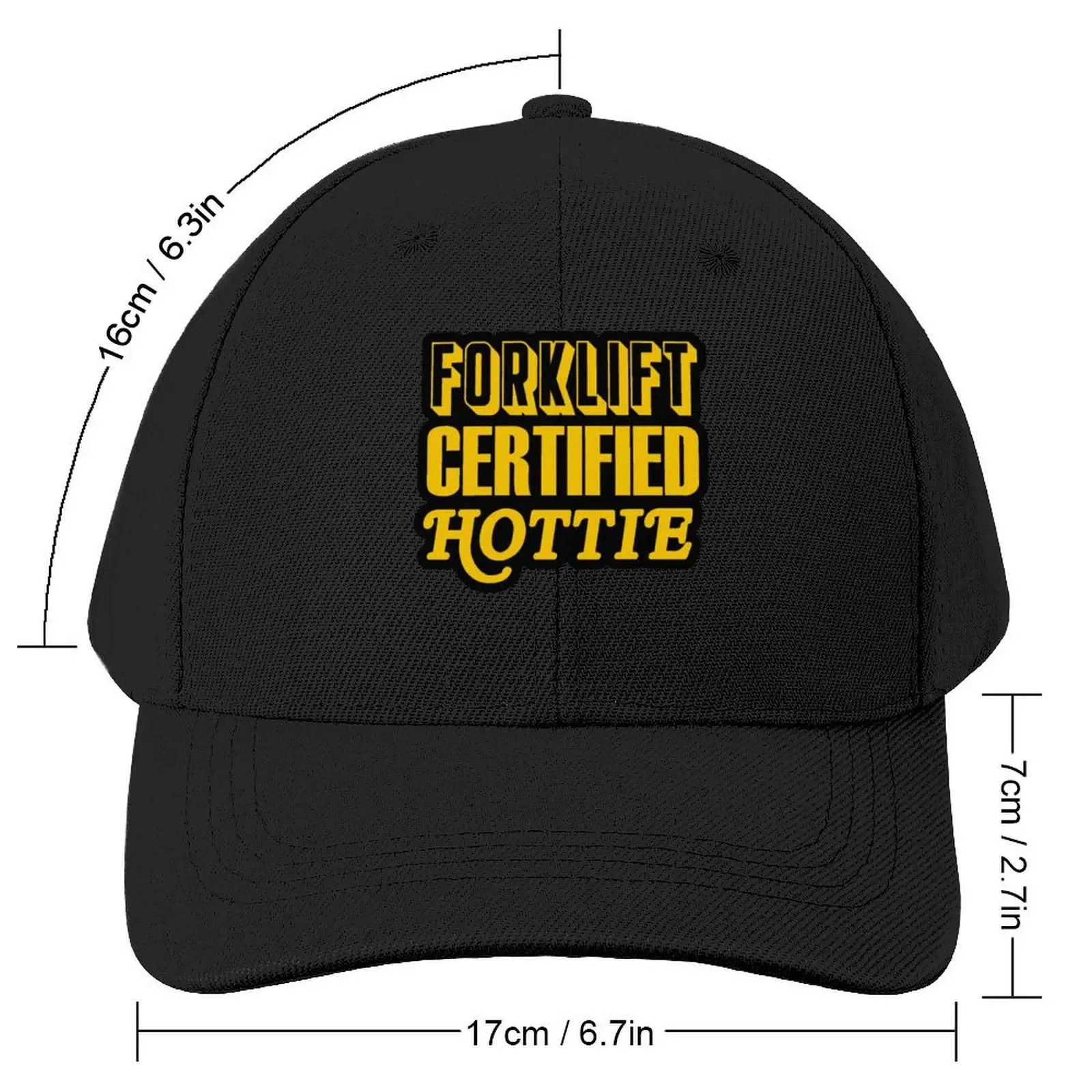 Forklift Certified Hottie Baseball Cap party Hat Beach Sports Cap For Man Women's