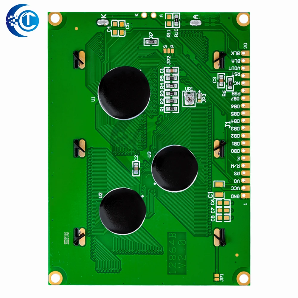Modulo LCD 128*64 DOTS - Schermo blu 5V LCD 12864 con retroilluminazione - Porta parallela ST7920 LCD12864, per Arduino