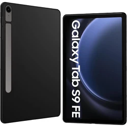 For Samsung Galaxy Tab S9 FE 10.9'' Tablet Case 2023 Slim Design Soft Silicone Protective Black Cover for SM-X510 SM-X516B