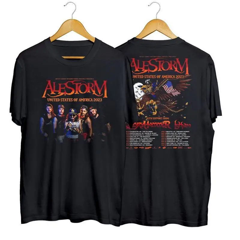 Alestorm Announces 2023 Tour Dates With Gloryhammer T Shirt