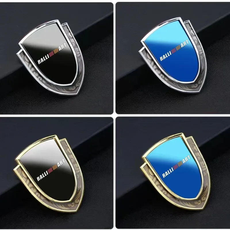

Ralliart Style Metal Car Emblem Badge Sticker for Mitsubishi Compatible with All Models Pajero Outlander Lancer Eclipse Cross Tr