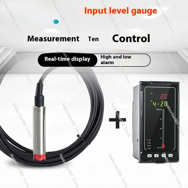 Input level gauge transmitter hydrostatic water tank stainless steel anti-corrosion sensor probe water level controller