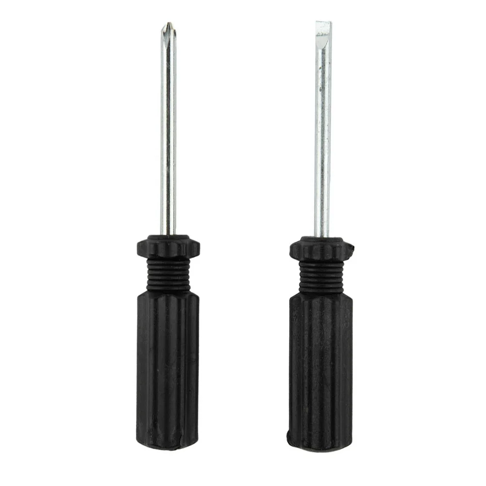 

Brand New Screwdriver Nutdrivers 2pcs 45#steel 4mm+ 4mm- Black DIY Disassemble Toys For Small Items Hand Repair Tools Household