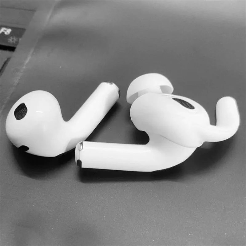 Earbud Silikon Casing Earphone Earplug Penutup Earpad untuk Apple Baru Airpods 3 Eartip Penutup Telinga Ujung Bantalan Earcap Plug Kait Earhook