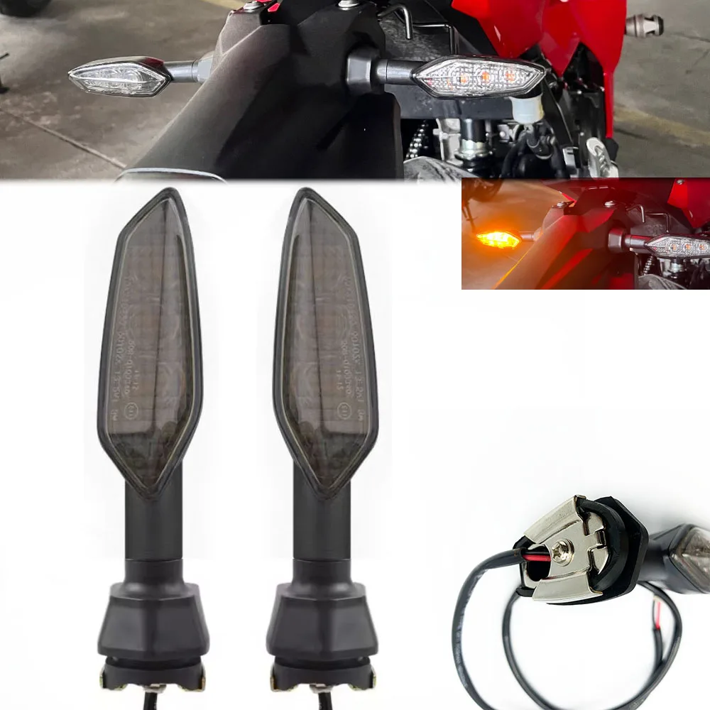 Para KAWASAKI Z900 Z900RS Z125 Z250 Z250SL Z300 Z400 Z650 Z750 Z800 Z1000 Z1000R LED Turn Signal Light Blinker