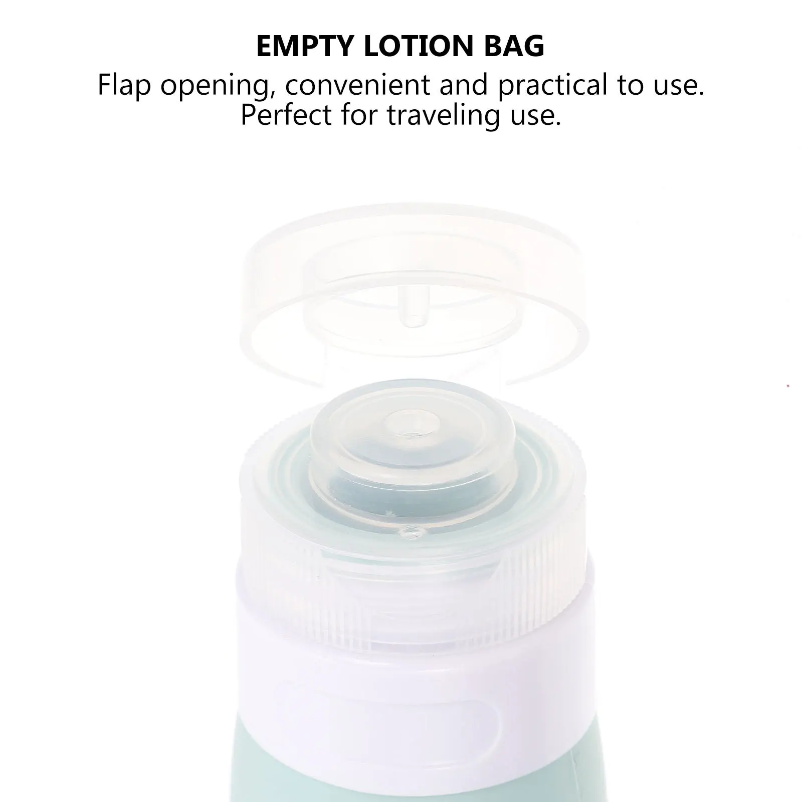 

4pcs Leakproof Travel Lotion Bottles Refillable Shampoo Containers Foldable Emulsion Storage Bags For Foundation Cream