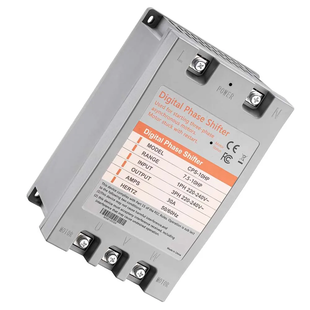 1 قطعة 10HP مرحلة واحدة إلى ثلاث مراحل محول المرحلة الرقمية CPS-10HP مرحلة واحدة 220 - 240 فولت الملحقات الكهربائية