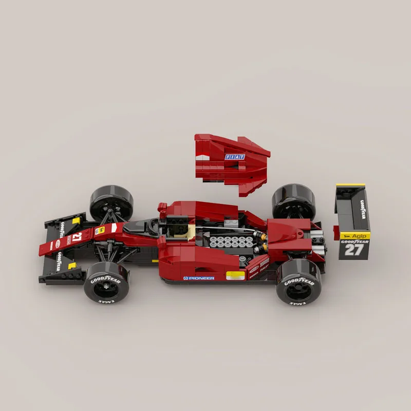 MOC-217823 Formula F1-91 643 Auto sportiva Auto sportiva Building Blocks Modello 804 PartsMOC Creativo Ragazzi Bambini Compleanno Giocattolo Regalo