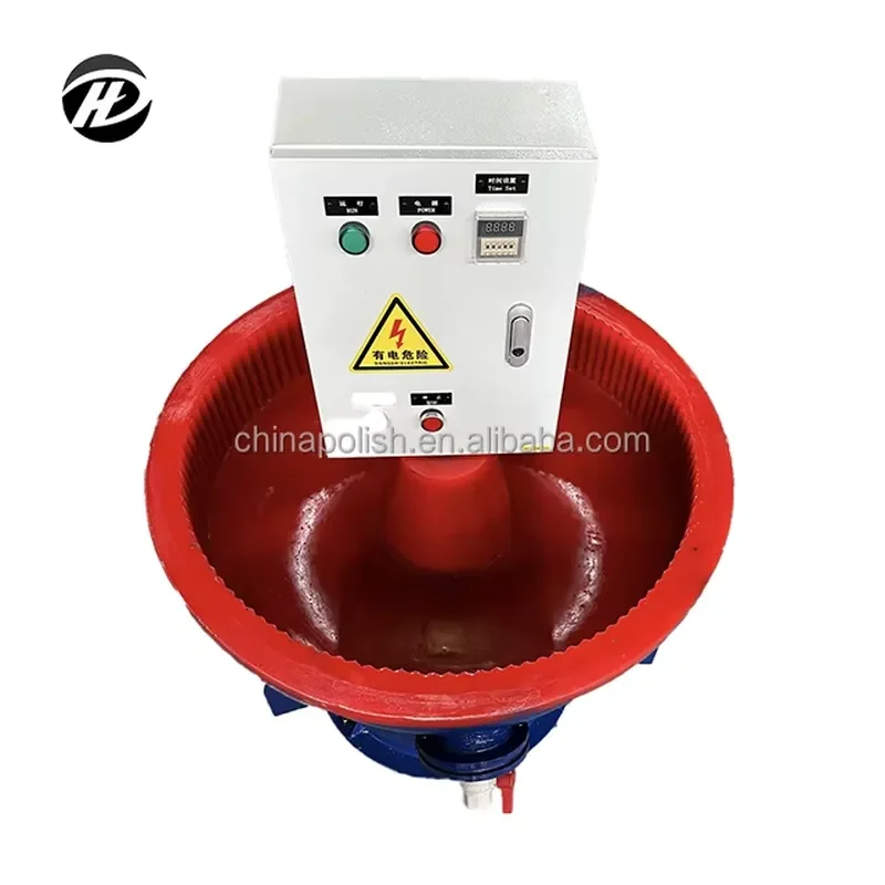Brand New 90L Capacity 1.1Kw Lapping Automatic Stainless Steel Spoon Metal Deburring Drum Vibration Polishing Machine