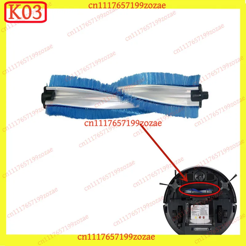 Replacement Main Brushes for iPlus S5 Cleanmate QQ6 Robotic Vacuum Cleaner Accessories