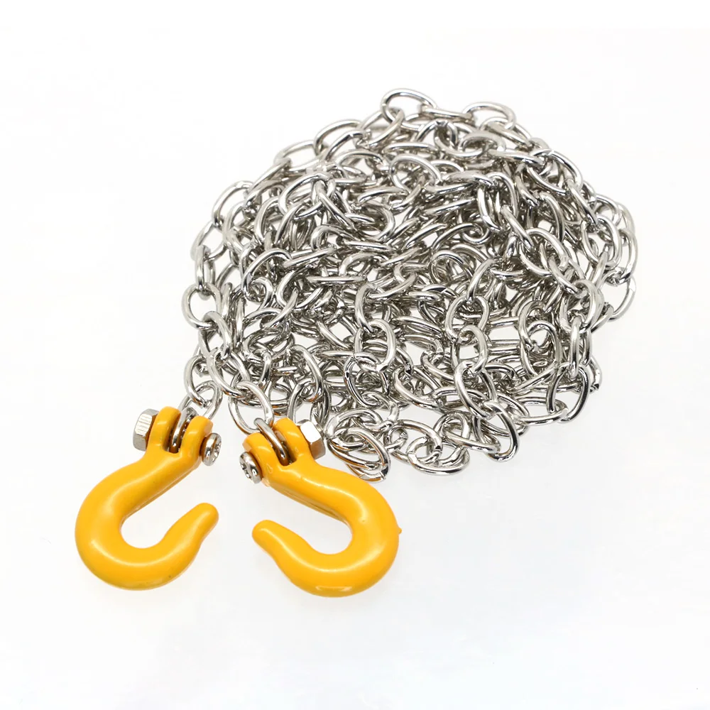 RC Crawler Auto Metall Simulation Rettung Abschlepphaken Zugseil Kette für 1/10 Traxxas Trx4 Defender Bronco Axial Scx10 90046