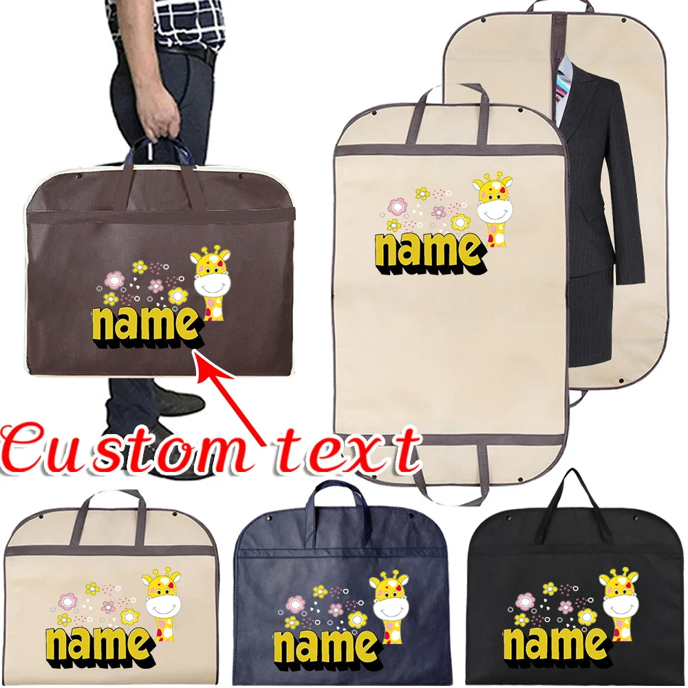 

Personalized Customization Name Clothing Dust Cover Western style Clothing Storage Bag Personal Customization Product