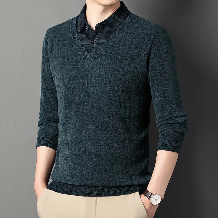 

2025 Men's Sleeveless Shirts for Autumn and Winter
