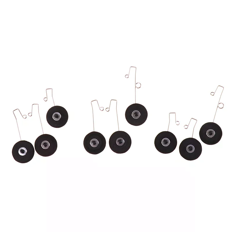 1Set RC Schiuma Lancio A Mano Aliante Carrello di Atterraggio Kit Con Ruota Aereo Accessori Per Cessna J-11 J-20 SU27 SU57 Z51 F22 SU35