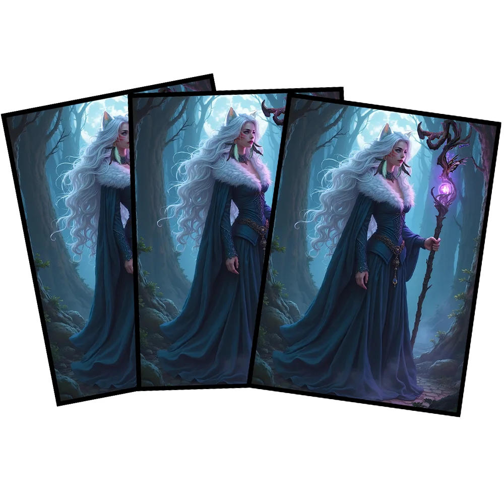 60 Stück 66 x 91 mm Anime-Kartenhüllen, Brettspiel, innere Sammelkarte, kompatibel mit/MGT/PTCG/PKM-Spielkarte, die besten Geschenke, Festival – Detail 17