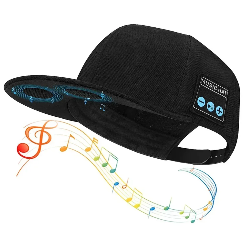 

Music Hat Wireless Bluetooth Speaker Hat Baseball Cap & Headphones Supports Volume Control Motion Music Hedset with Microphone