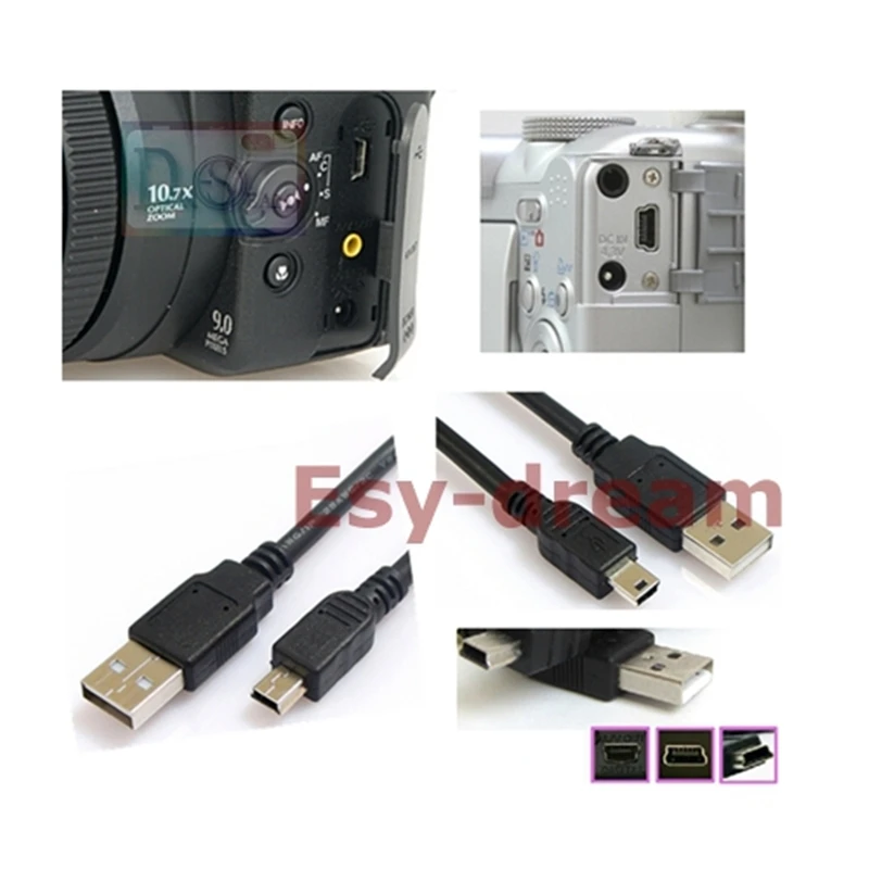 USB Data Lead Cord Cable for Fujifilm Fuji FinePix S9500 S9600 S9100 S5500 S5600 S5000 S3 Pro A610 A800 A900 E900 Cameras