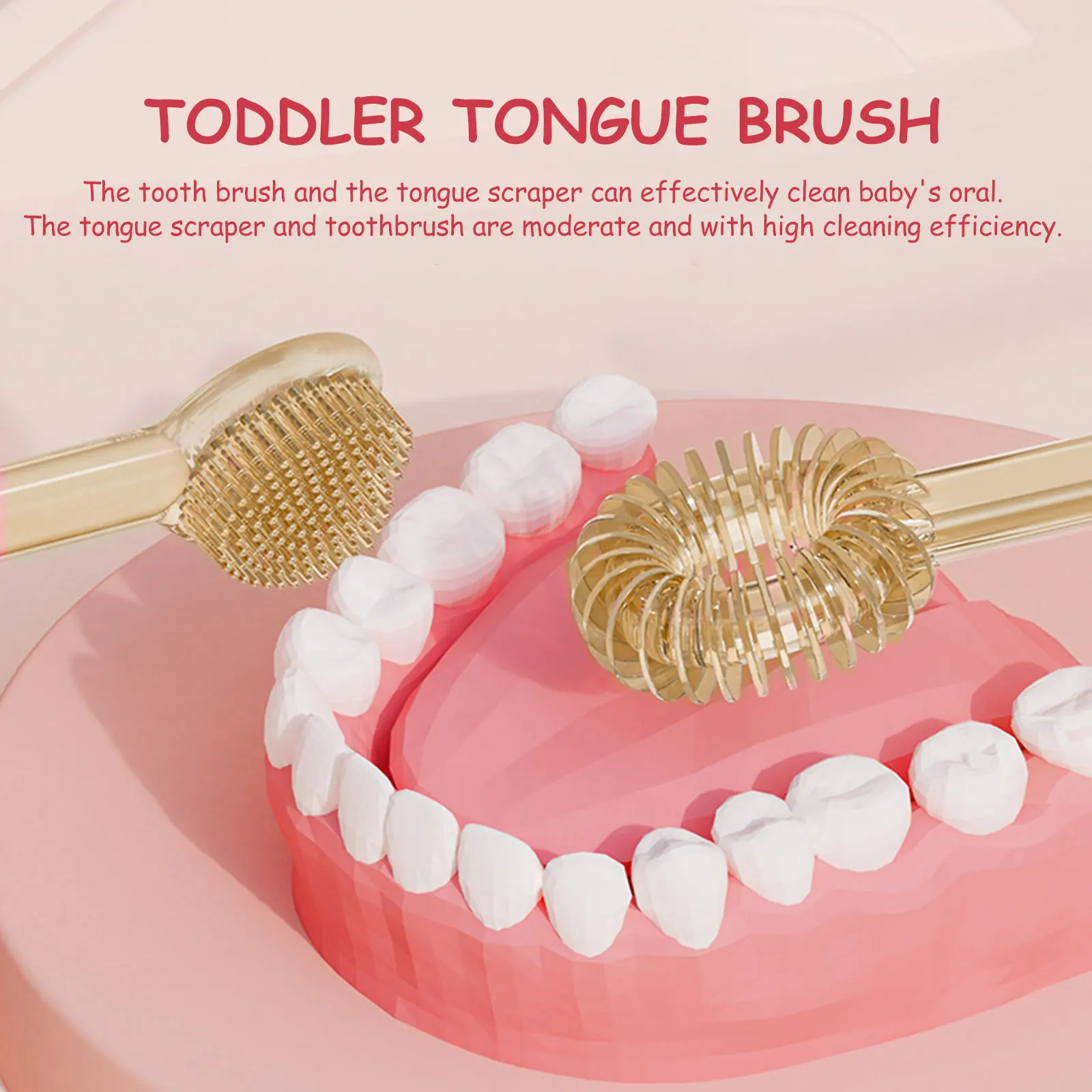 

Силиконовая зубная щетка, высокотемпературная дезинфекция, портативный очиститель языка для младенцев, материал PP, уход за малышей, маленький размер, премиум-класса