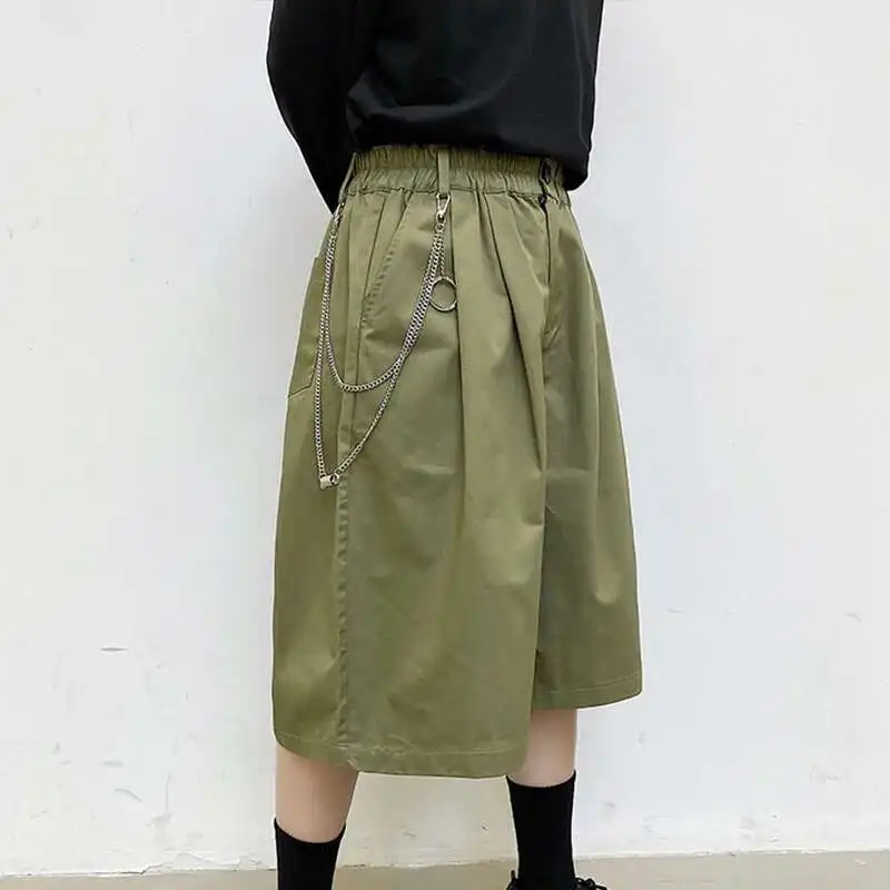 And Chain American Casual Chinese Leisure Hanging Trousers Street European Dance Summer Personalized Hip Hop Short