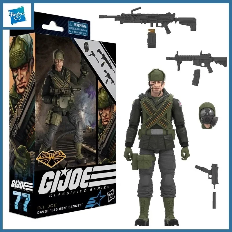 

В наличии Hasbro G.I. Joe GI Joe Classified Series 6 дюймов 077 Night Force Дэвид Биг Бен Беннетт Фигурка Модель Игрушка Хобби Подарок