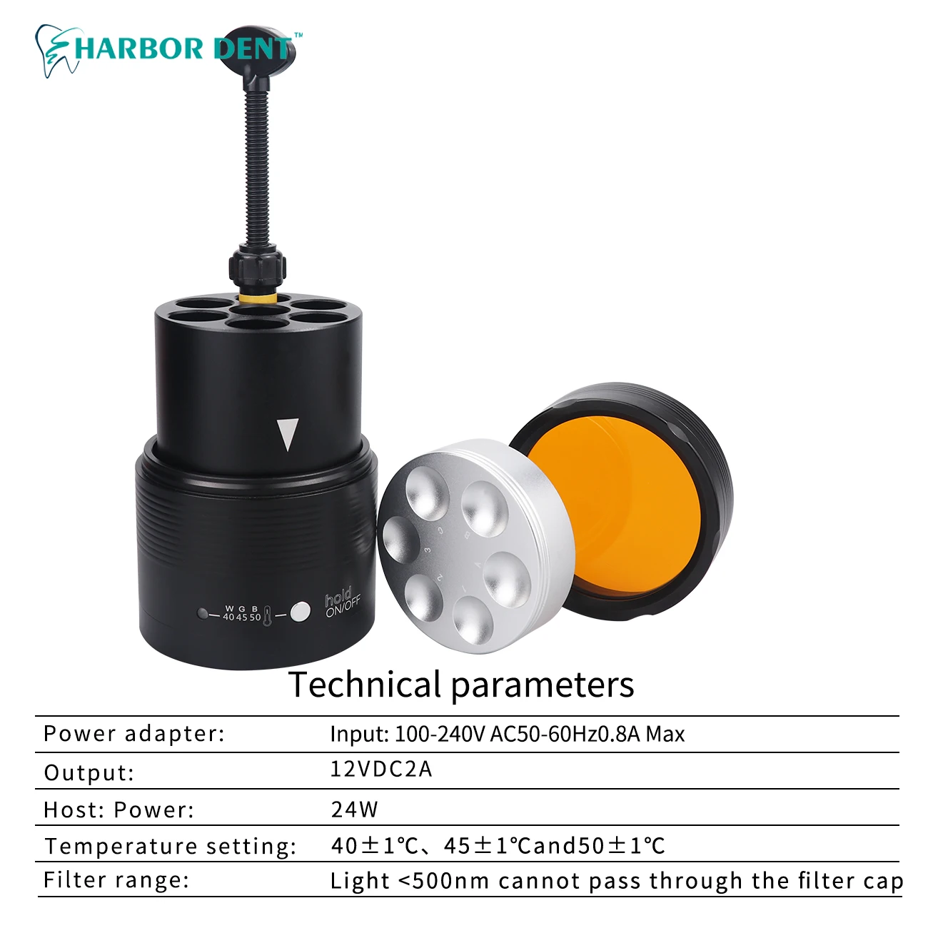 40/45/50℃ Dental Composite Resin AR Heater Composed Material Warmer 2 Ways Heating with Plate Dentist Equipment Teeth Whitening