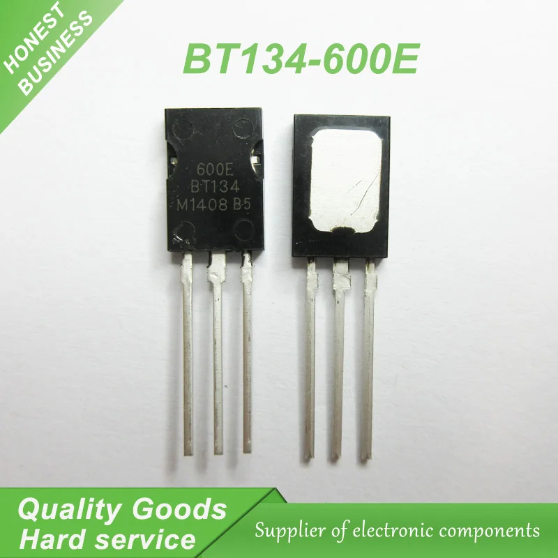 10PCS BT134-600E BT134-600 BT134-600D BT134 4A/600V TO-126 bidirectional  controlled thyristor new original