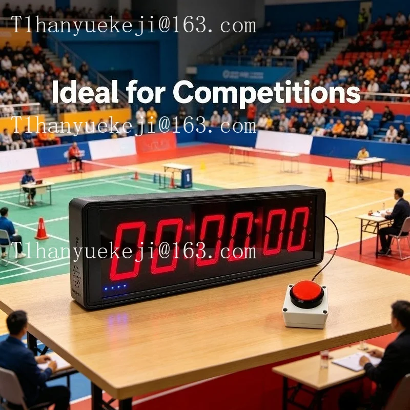 

1.5/1.8inch Race Timing Stopwatch Timer with Start Stop Button Electronic Fitness Timer