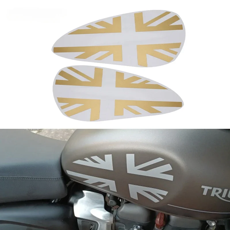 Motorcycle Fuel Tank Side Sticker Reflective Label Accessories Decals Decoration Logo For Triumph Bobber T100 T120 Speedmaster