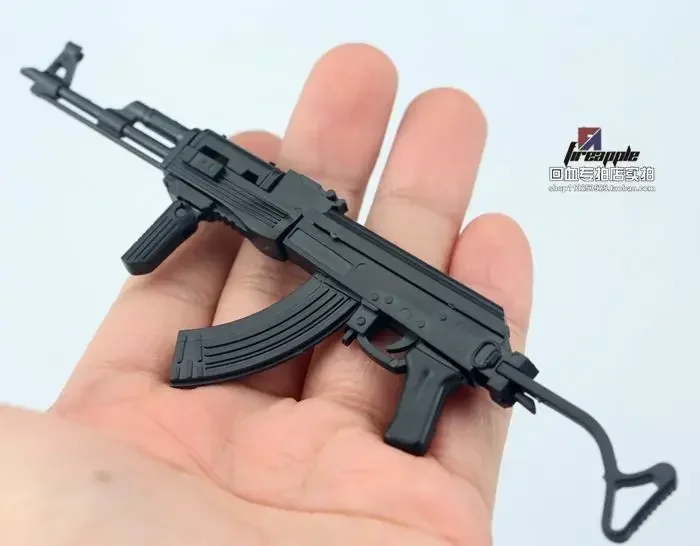 1/6 AK47-tac Assault Rifle Soldier 4D Assemble Gun Model AK47 AKM Toy for 12 inch Action Figure