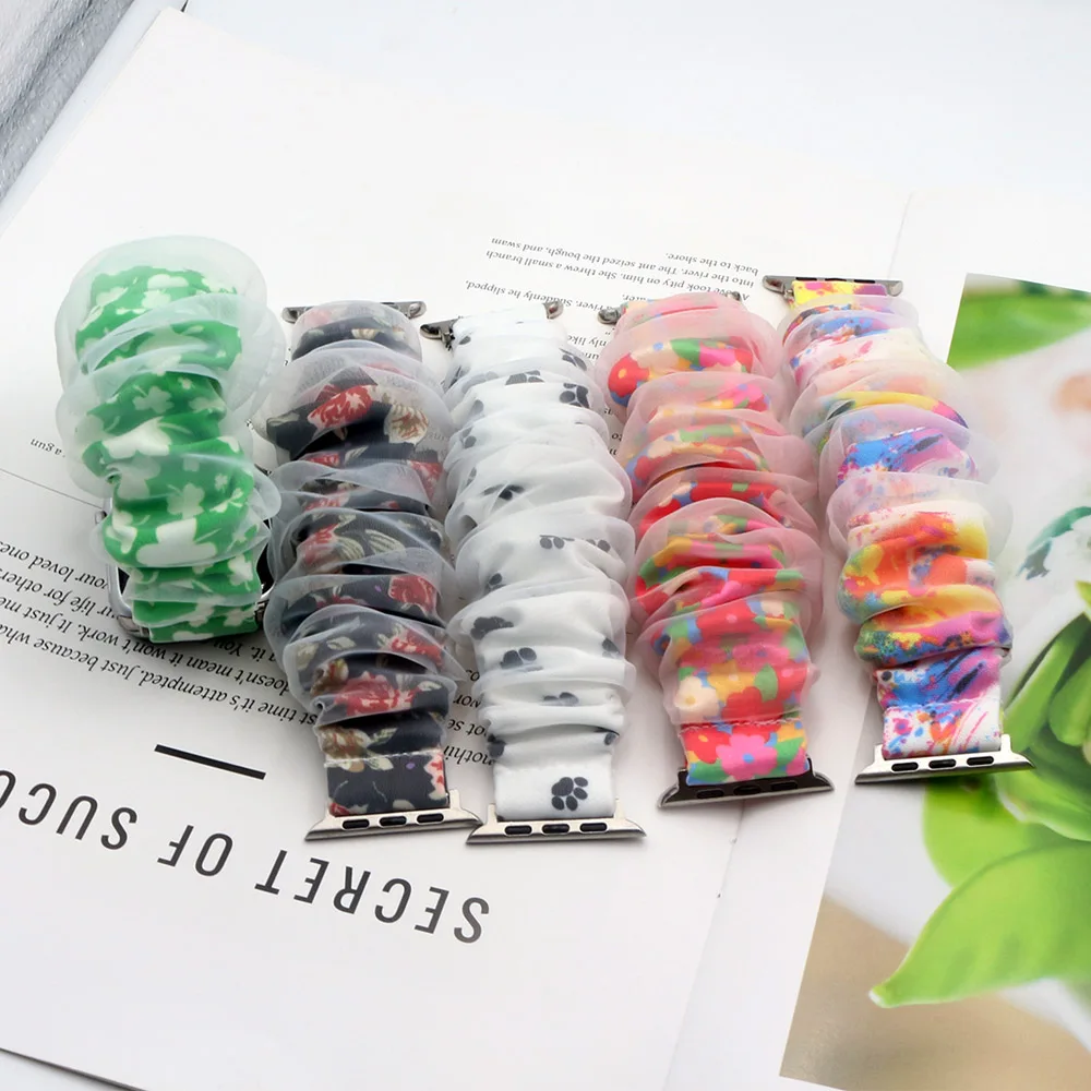 Fabric Strap for iWatch 10 Wristband Elastic Watchband for Apple Watch Band 38mm 40mm 41mm 42mm 44mm 45mm 46mm 49mm view 3