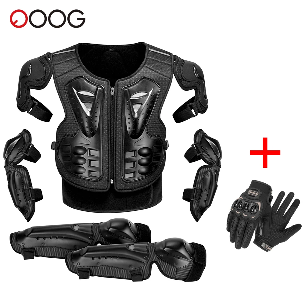 

Motorcycle Body Armor Wear-resistant Anti-drop Moto Riding Armor Vest Protective Gear Knee Pads Motorbike Chest Back Protector