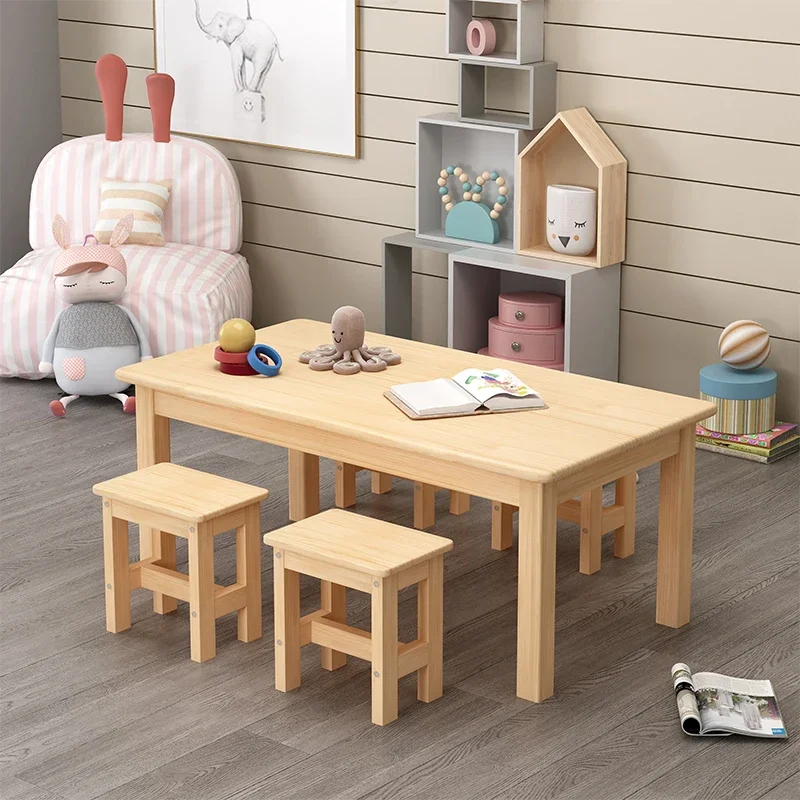 Childrens Furniture Children Tables Desk Kids Room Child Table Chair Set School Study Children's Elementary Student Small