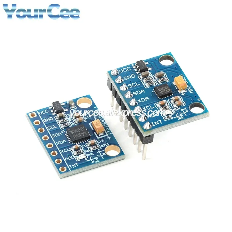 10pcs/1pc MPU-6050 GY-521 Three-Axis Accelerometer and Electronic Gyroscope 6DOF Angular Attitude Sensor Module IIC I2C SPI