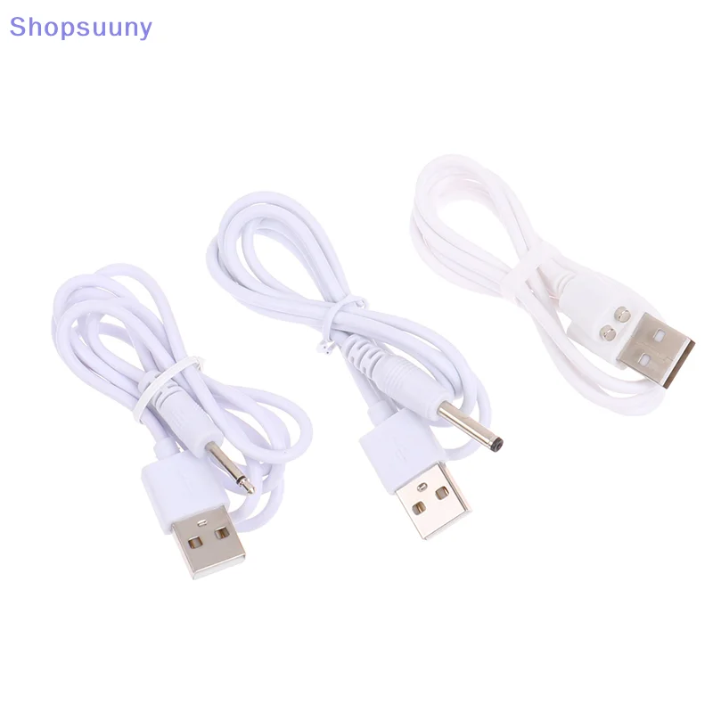 [SU]1PC Replacement DC Charging Cable 2.5mm USB Adapter Cord Fast Charging Cord New For Most Wand Massager[SU]