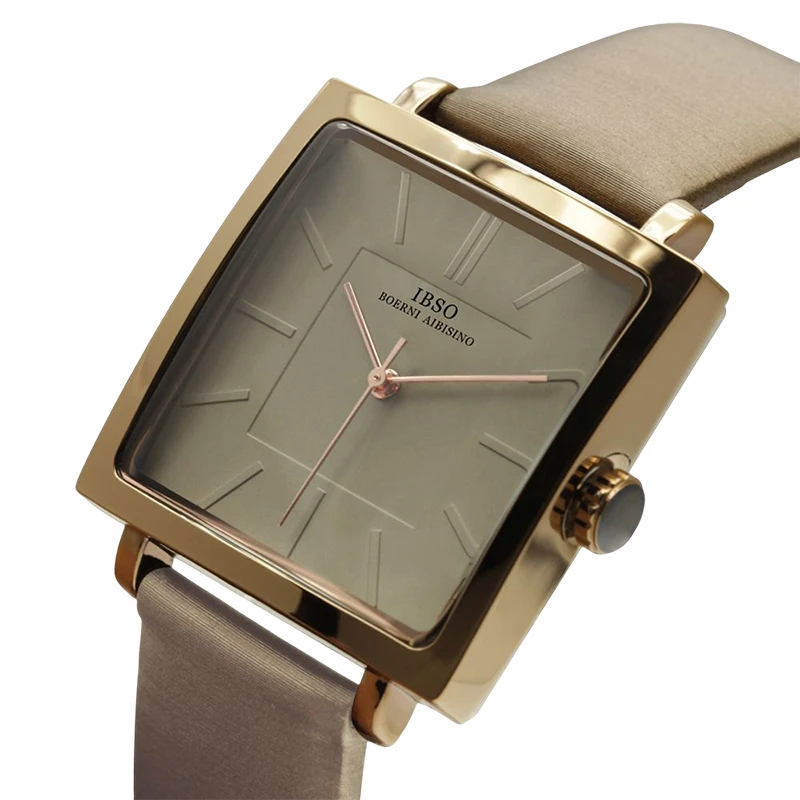 Elegant Leather Square Watch Women Fashion Waterproof Female Hand Clock Exquisite Luxury Brands Rectangular Wristwatch Ladies