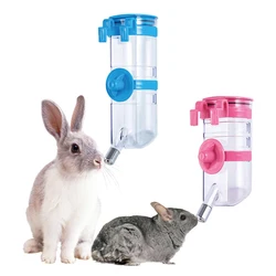 350/500 ML Plastic Rabbit Drinking Bottle Hamster Cage Water Bottle Dispenser For Bunny Guinea Pig Squirrel Small Pet Feeder