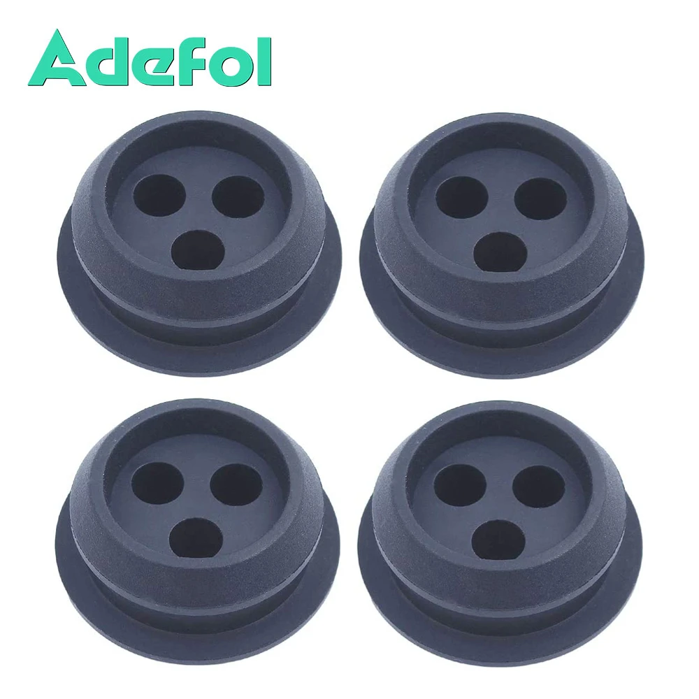 4Pcs Fuel Tank Tube 3-Hole Grommet For ECHO GT200EZR GT201EZR GT200i PE200 PE201 PPF210 SRM210 SRM211 HC150 HC151