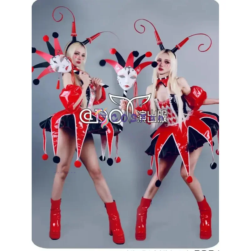 

Джокер Косплей Костюм Сексуальное Платье Полный Комплект Униформа Ролевые Игры Хэллоуин Карнавальный Вечерние Наряд для Женщин HERO Cos