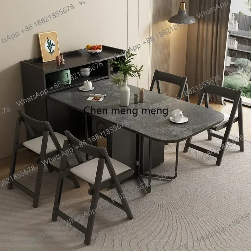 

X Folding Luxury Dining Tables Small Modern Italian Nordic Wood Dining Tables Kitchen Luxury Black Mesas De Comedor Furniture