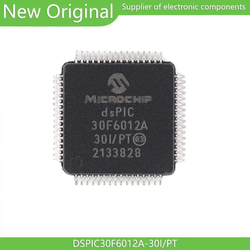 

(1PCS)100% New dsPIC30F6012A30I/PT DSPIC30F6012A-30I/PT DSPIC30F6012A-30I/PF TQFP-64 Digital Signal Processor (DSP/DSC)