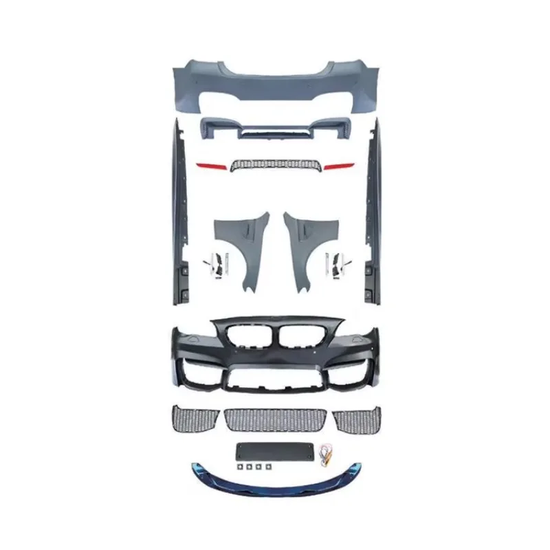 

Car Modification Bodykit for BMWS F10/18 to M4 Front Bumper/Lip/Grill Side Skits Rear Bumper/Mirror Cover Tail Throat Fender