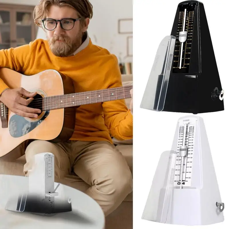 

Guitar Metronome Piano Metronome High Precision Tower-Shaped Metronomes Track Beat Loud Sound Solid Music Metronome Tuner For