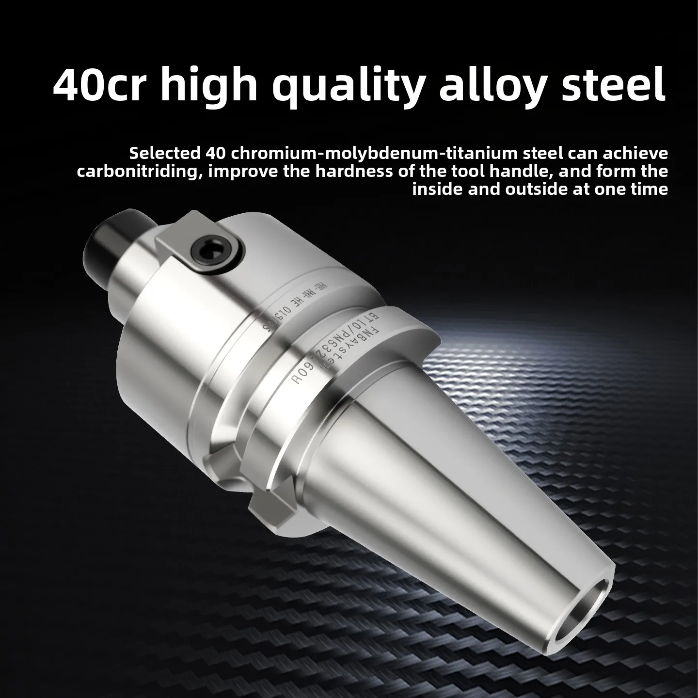 Numerical control face milling shank BT30/40/50-FMB16/22/27/32/40 cutter head connecting rod extended thickness shank